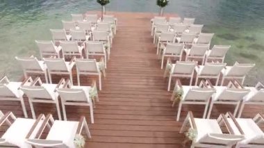 Kotor Körfezi Dock düğününde. Düğün Karadağ.