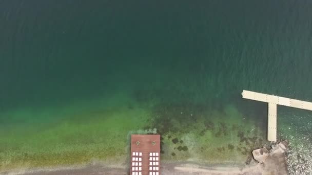 Boda en los muelles de la bahía de Kotor. Boda en Montenegro . — Vídeos de Stock