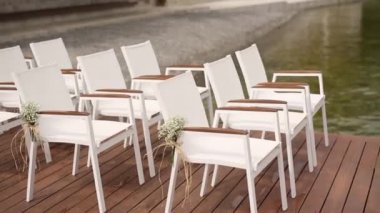 Kotor Körfezi içinde rıhtım düğün