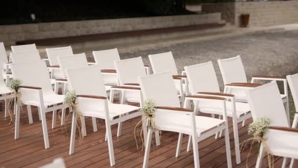 Svatba v docích v Boce Kotorské — Stock video