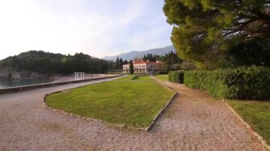 Güzel romantik açık görünümü ile eski lüks Villa Milocer Ho