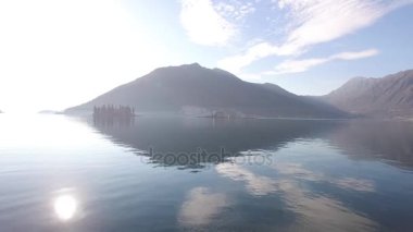 Gospa Adası od Skrpjela, Kotor Koyu'ndaki, Karadağ.