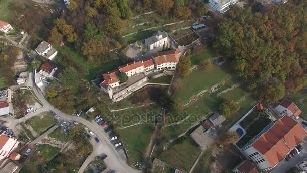 Monastero Podmaine, in Montenegro, Budva, Mare Adriatico — Video Stock