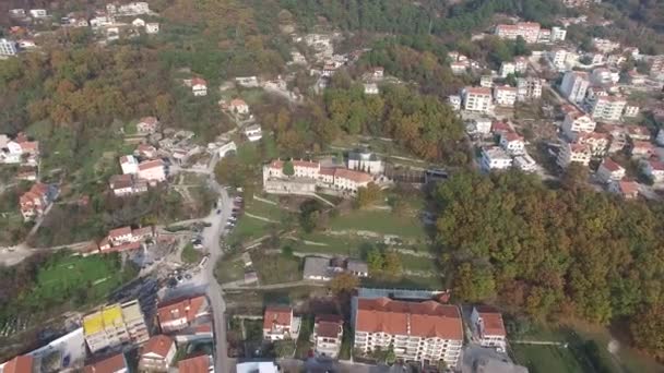 Monastero Podmaine, in Montenegro, Budva, Mare Adriatico — Video Stock