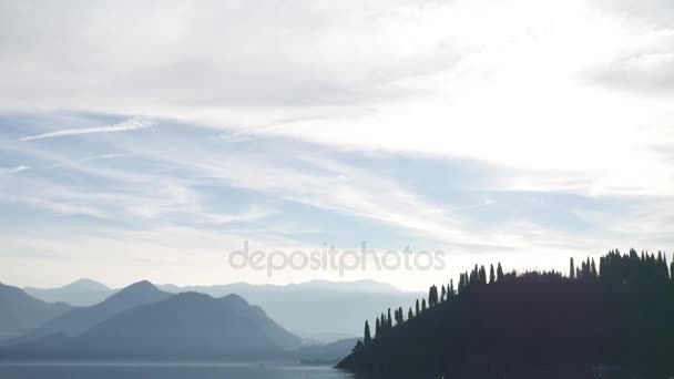İşkodra Gölü Karadağ. En büyük tatlı su Gölü ba — Stok video