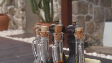 Karadağ balıkçılık kafede Çeşnilik şişe. Cork st