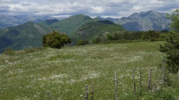 포트 Gorazde에서 몬테네그로 산에서 보기 의 — 비디오