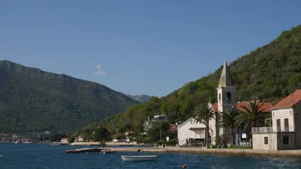 Donja Lastva. Tivat, Montenegro — Video Stock