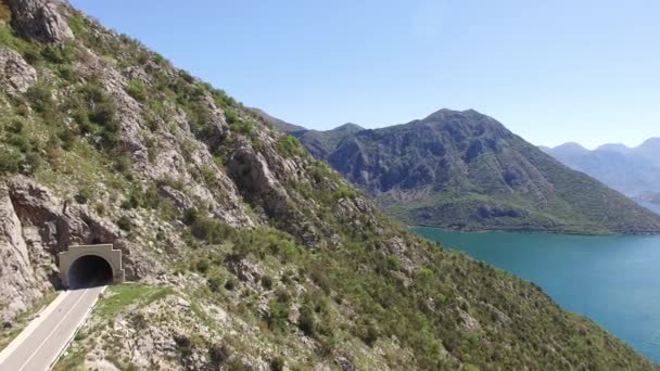 Az út a hegyek, Montenegró — Stock videók