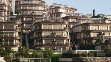 Budva, Karadağ'daki lüks otel kompleksi Dukley bahçeleri. Büyük