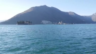 Gospa Adası od Skrpjela, Kotor Koyu'ndaki, Karadağ.