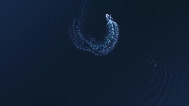 Vitesse dériveur à grande vitesse naviguant sur la mer. Baie de Kotor à Mont 