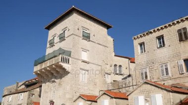 Trogir eski şehir. Çevre Split, Hırvatistan.