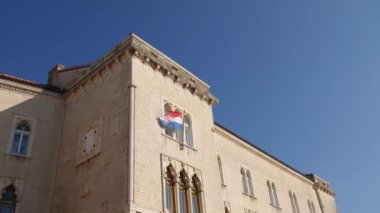 Trogir eski şehir. Çevre Split, Hırvatistan.