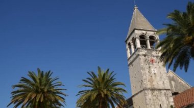 Trogir eski şehir. Çevre Split, Hırvatistan.