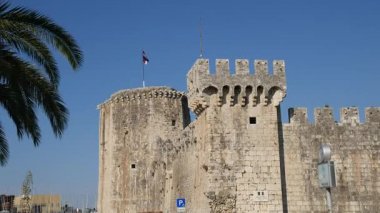 Trogir eski şehir. Çevre Split, Hırvatistan.