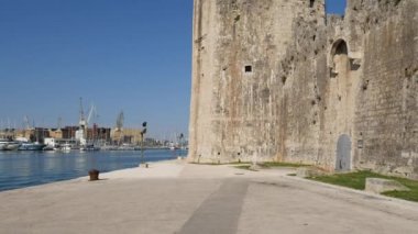 Trogir eski şehir. Çevre Split, Hırvatistan.
