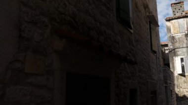 Trogir eski şehir. Çevre Split, Hırvatistan.