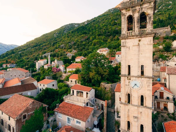 Iglesia San Nicolás Ciudad Vieja Perast Montenegro —  Fotos de Stock