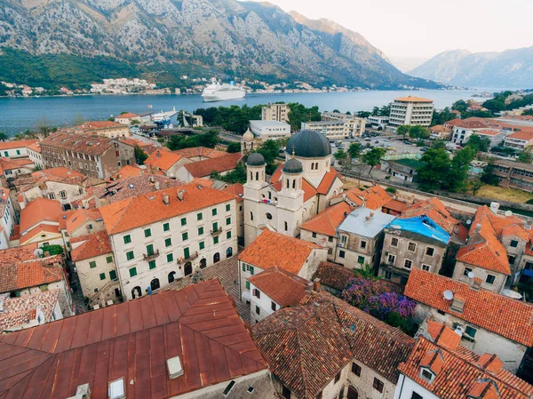 Church The Orthodox Church of St. Nicholas of Kotor, Montenegro, — Stock Photo, Image