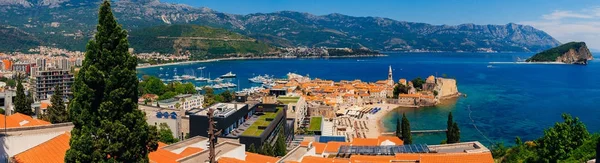 Cidade Velha Budva Montenegro Verão — Fotografia de Stock