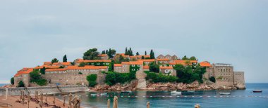 Ada, Sveti Stefan Karadağ. Panoramik çekim