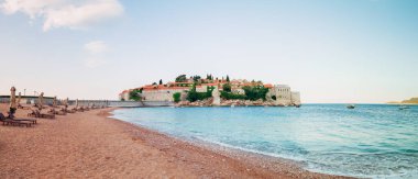 Ada, Sveti Stefan Karadağ. Panoramik çekim