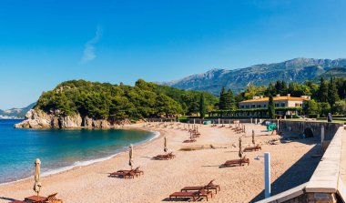 Queens plaja yakın Villa Milocer Karadağ