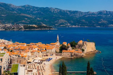 Panoramik gözlem güverteden Budva Riviera