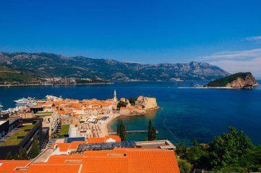 Panoramik gözlem güverteden Budva Riviera
