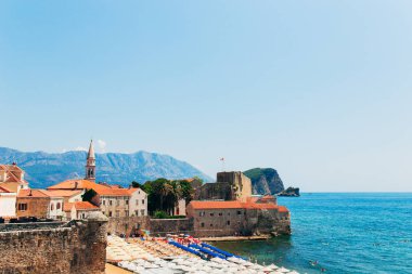 Panoramik gözlem güverteden Budva Riviera