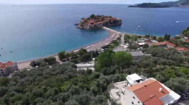Sveti Stefan Adası, hava fotoğrafçılığı