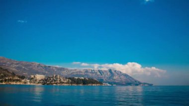 Budva, Karadağ'daki lüks otel kompleksi Dukley. İle çekim