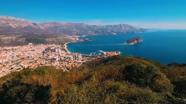The Old Town of Budva — Stock Video