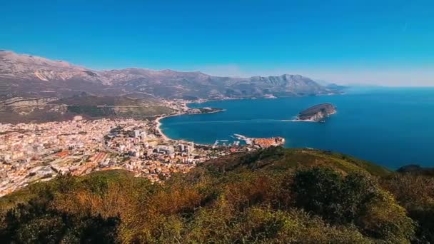 The Old Town of Budva — Stock Video