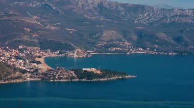 Budva, Karadağ'daki lüks otel kompleksi Dukley. İle çekim