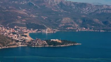 Budva, Karadağ'daki lüks otel kompleksi Dukley. İle çekim