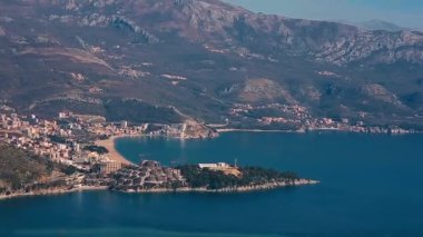 Budva, Karadağ'daki lüks otel kompleksi Dukley. İle çekim