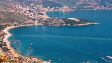Budva, Karadağ'daki lüks otel kompleksi Dukley. İle çekim
