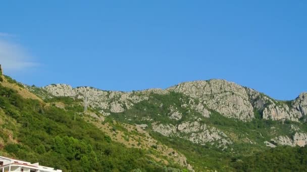 Relief dans la montagne Monténégro — Video