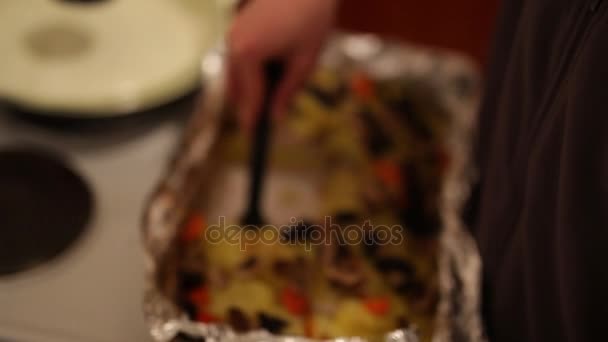 Casserole aux champignons au four 