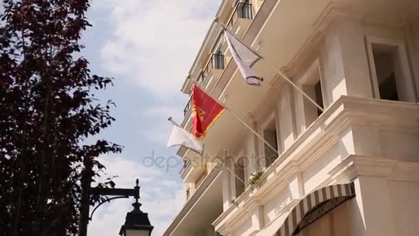 Regent Hotel, Tivat, Montenegro, Porto Montenegro — Stock Video