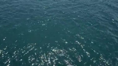 Su doku. Karadağ yakınından Adriyatik Denizi. Șeffaf mavi