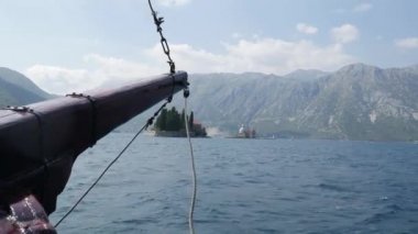 Gospa Adası od Skrpjela, Kotor Koyu'ndaki, Karadağ.