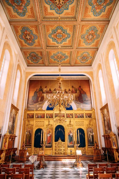 Interior of Church of the Holy Annunciation in the old town of Dubrovnik, Croatia. — Stock Photo, Image