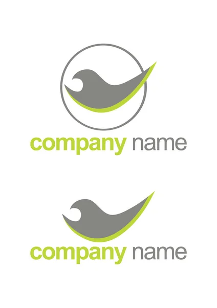 Le logo oiseau — Image vectorielle