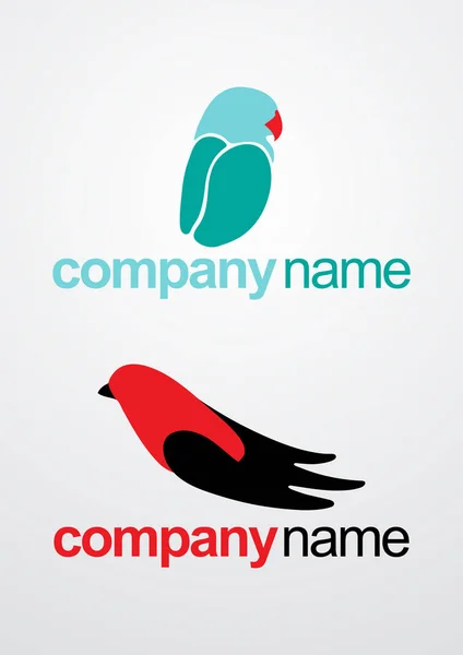 Le logo oiseau — Image vectorielle