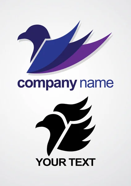 Le logo des oiseaux à nouveau — Image vectorielle