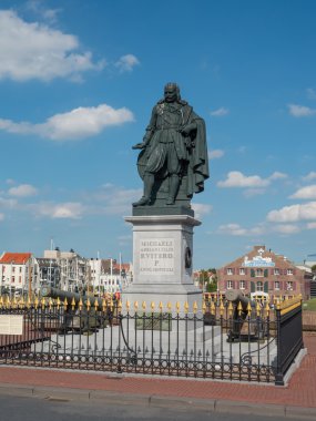 Michiel de Ruyter anıt Vlissingen, Hollanda.