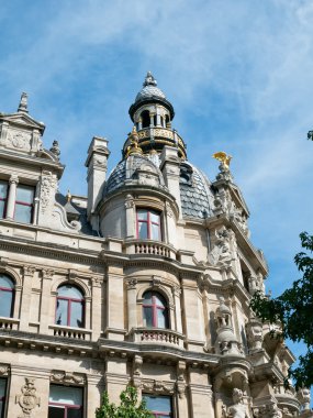 Meir Street Antwerp boyunca binalar